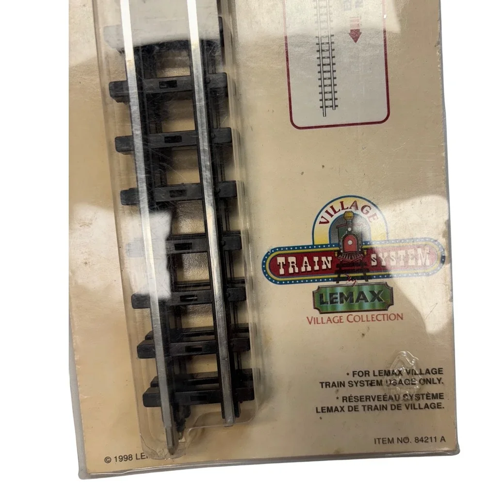 Lemax Village Collection | 12 Inch Extension | Straight Tracks | 2‎ Piece